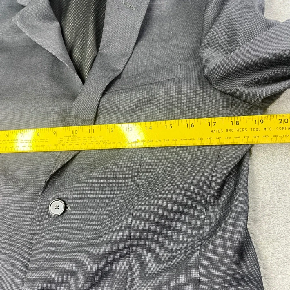 JOS.A. Bank Traveler Travel Tech‎ Slim Fit Gray Wool Blend Blazer 38 Short